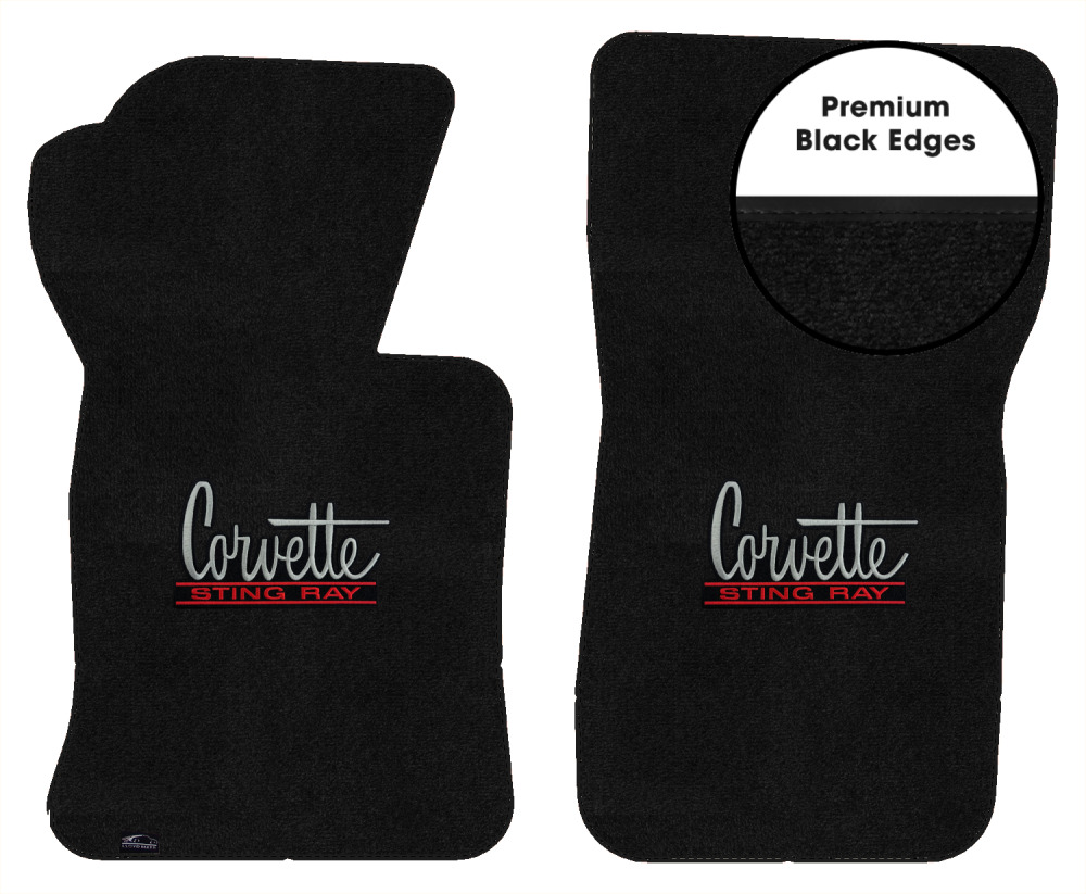 Lloyd Ultimat Front Row Carpet Floor Mat for 1963-1967 Corvette (#L1778) Black - Picture 23 of 286