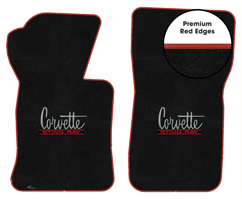 Lloyd Ultimat Front Row Carpet Floor Mat for 1963-1967 Corvette (#L1778) Black - Picture 177 of 286