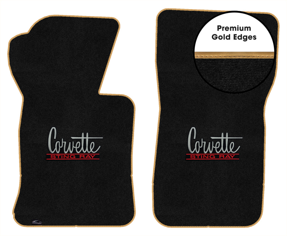 Lloyd Ultimat Front Row Carpet Floor Mat for 1963-1967 Corvette (#L1778) Black - Picture 89 of 286