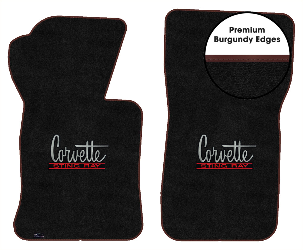 Lloyd Ultimat Front Row Carpet Floor Mat for 1963-1967 Corvette (#L1778) Black - Picture 78 of 286