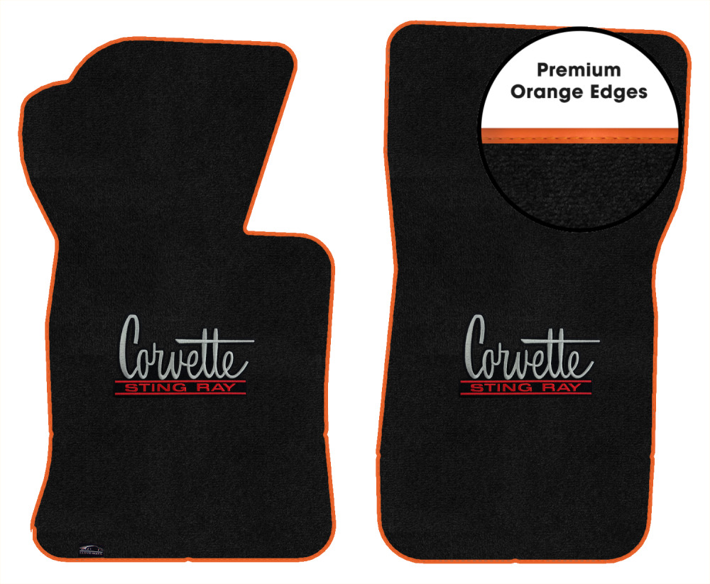 Lloyd Ultimat Front Row Carpet Floor Mat for 1963-1967 Corvette (#L1778) Black - Picture 133 of 286