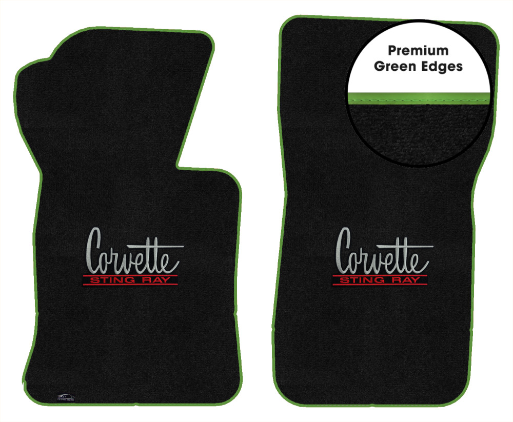 Lloyd Ultimat Front Row Carpet Floor Mat for 1963-1967 Corvette (#L1778) Black - Picture 100 of 286