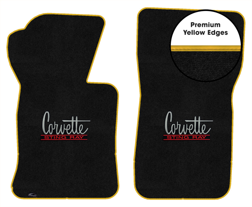 Lloyd Ultimat Front Row Carpet Floor Mat for 1963-1967 Corvette (#L1778) Black - Picture 265 of 286