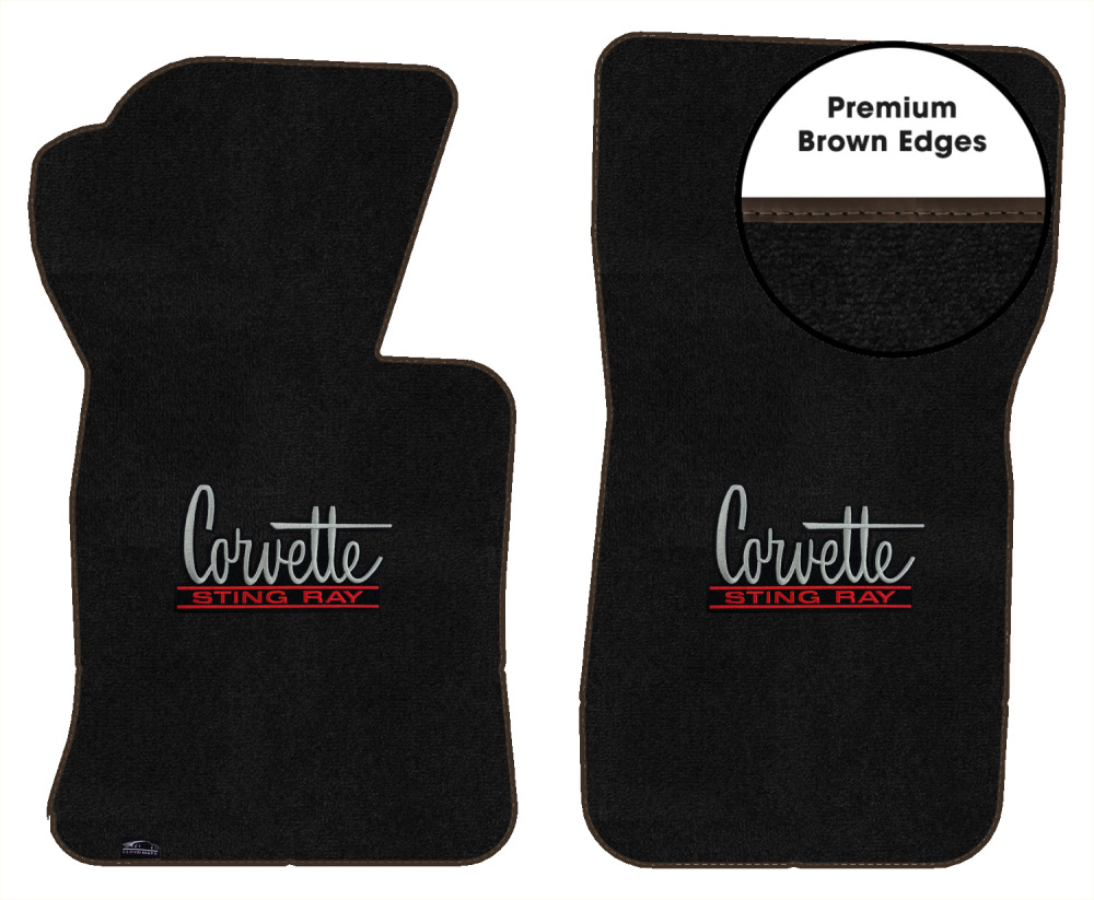 Lloyd Ultimat Front Row Carpet Floor Mat for 1963-1967 Corvette (#L1778) Black - Picture 67 of 286