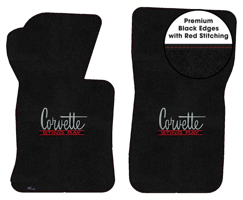 Lloyd Ultimat Front Row Carpet Floor Mat for 1963-1967 Corvette (#L1778) Black - Picture 34 of 286