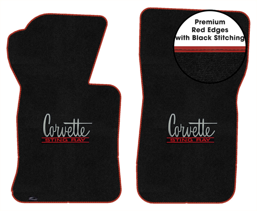 Lloyd Ultimat Front Row Carpet Floor Mat for 1963-1967 Corvette (#L1778) Black - Picture 188 of 286