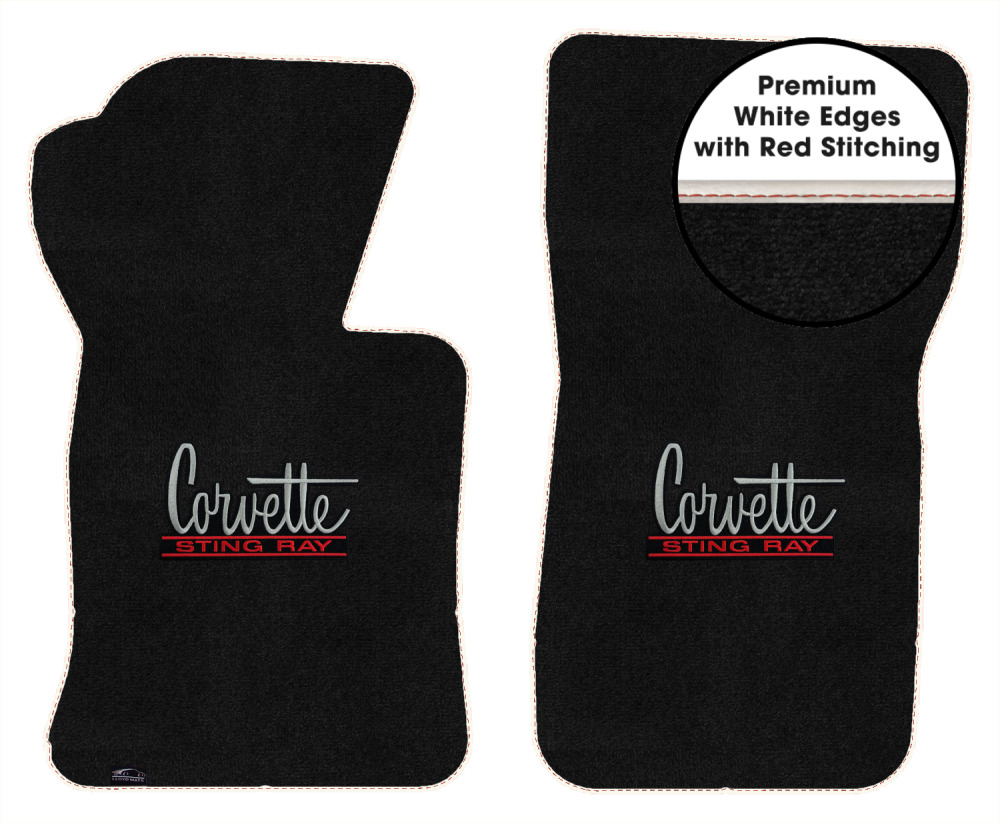 Lloyd Ultimat Front Row Carpet Floor Mat for 1963-1967 Corvette (#L1778) Black - Picture 254 of 286