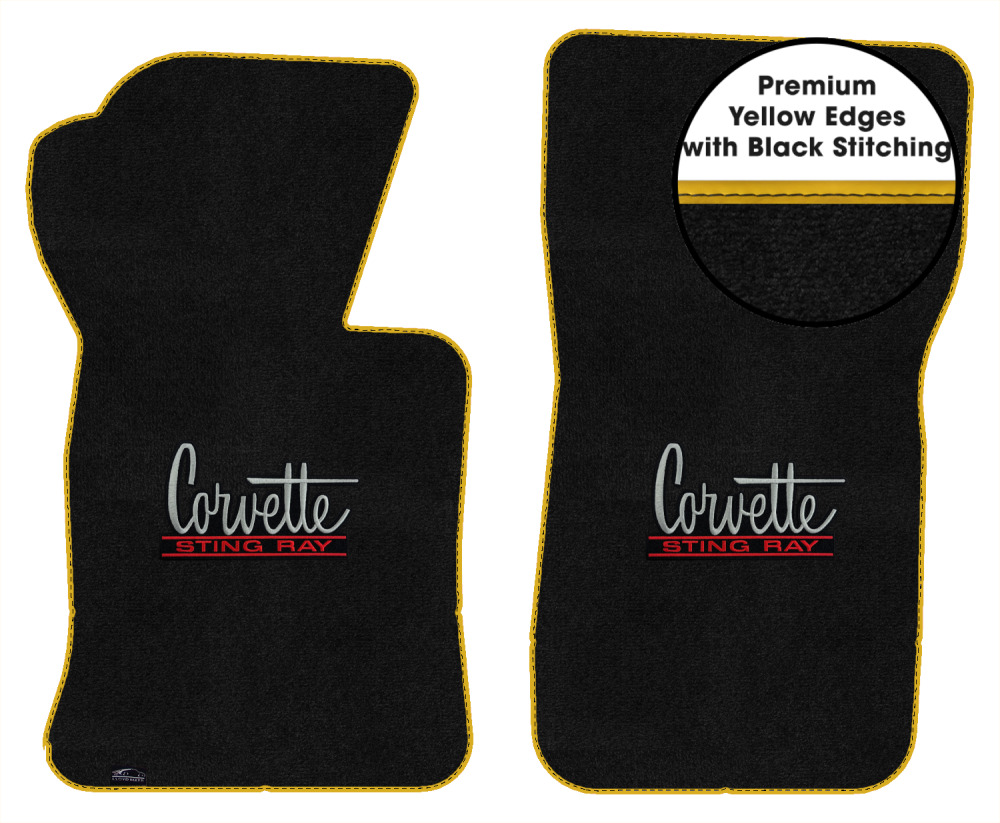 Lloyd Ultimat Front Row Carpet Floor Mat for 1963-1967 Corvette (#L1778) Black - Picture 276 of 286
