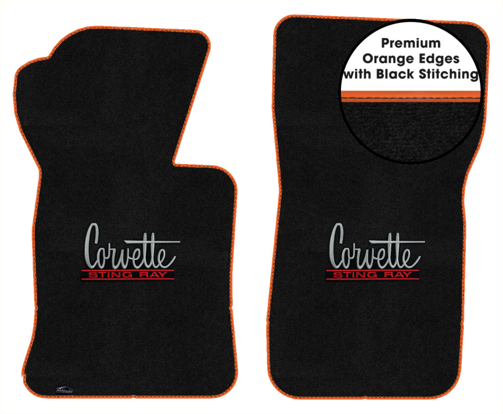 Lloyd Ultimat Front Row Carpet Floor Mat for 1963-1967 Corvette (#L1778) Black - Picture 144 of 286