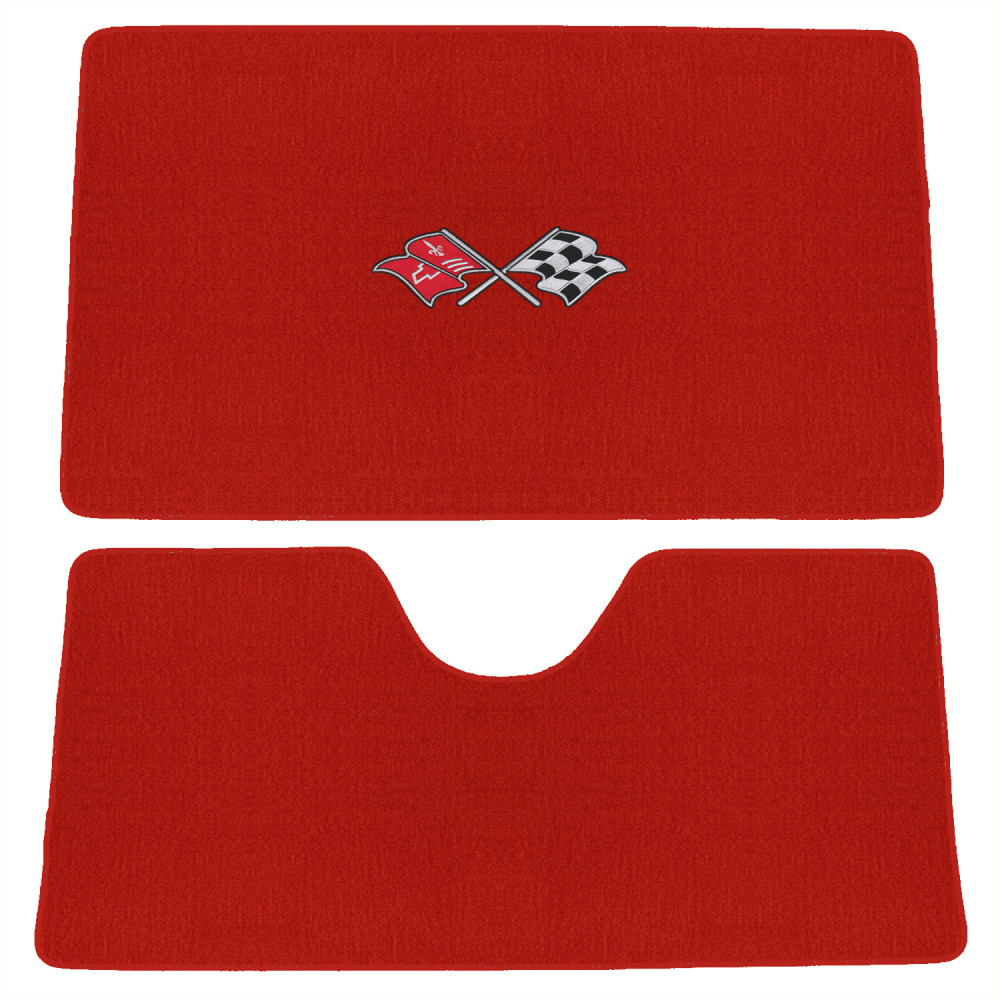 Lloyd Velourtex Standard Deck Carpet Mat for 63-67 Corvette (#L2769) Torch Red - Picture 12 of 286