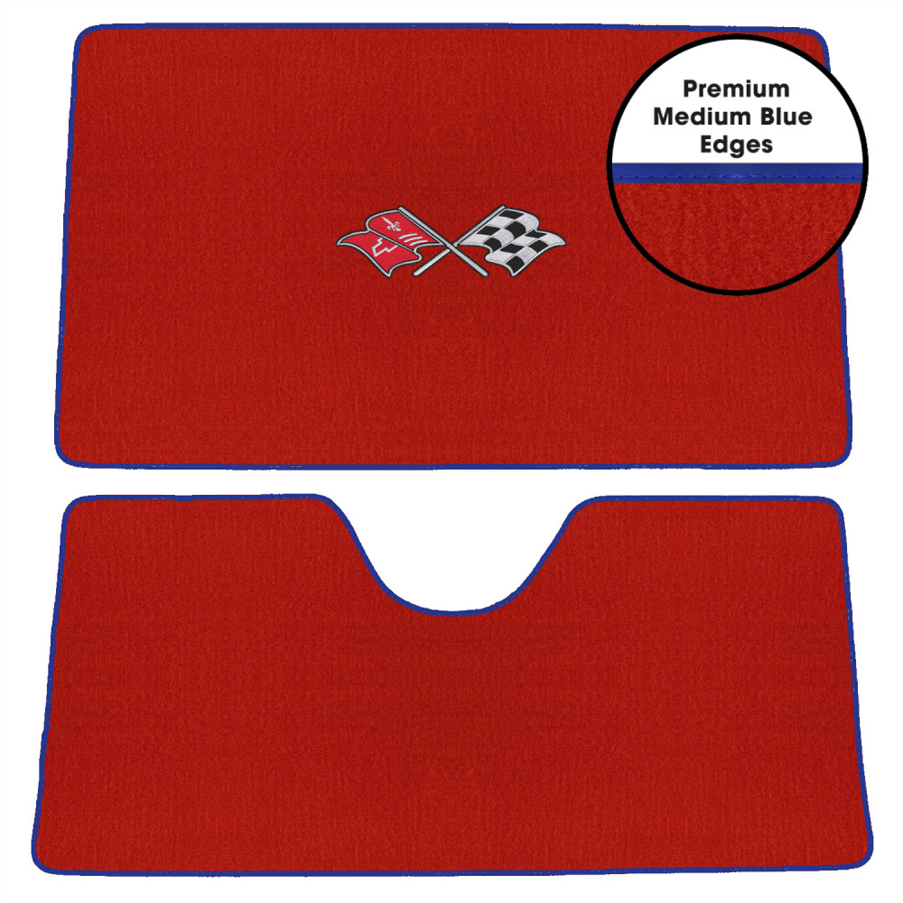 Lloyd Velourtex Standard Deck Carpet Mat for 63-67 Corvette (#L2769) Torch Red - Picture 122 of 286