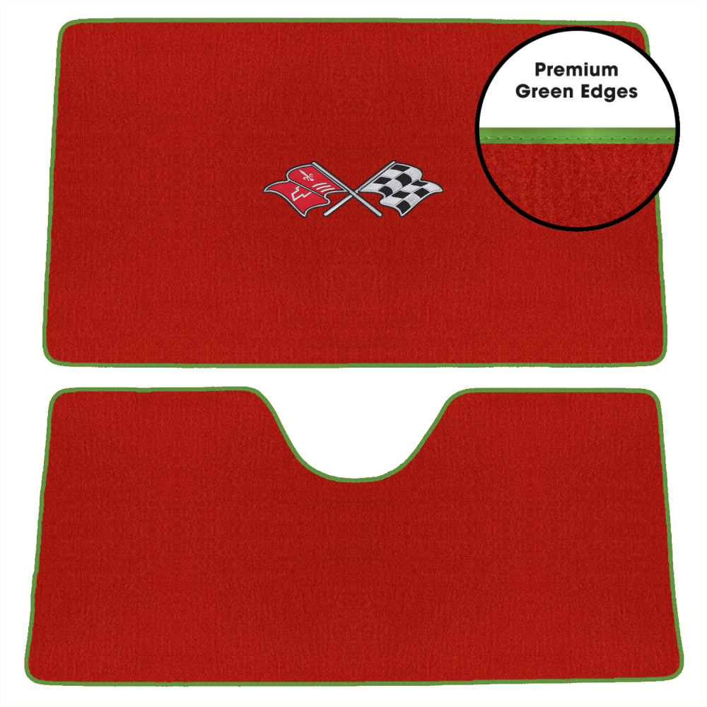 Lloyd Velourtex Standard Deck Carpet Mat for 63-67 Corvette (#L2769) Torch Red - Picture 100 of 286