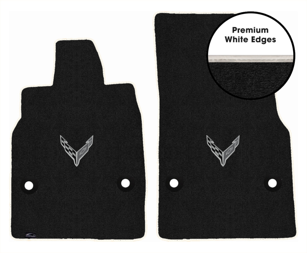Lloyd Ultimat Front Row Carpet Floor Mat for 2020-2023 Corvette (#L2135) Ebony - Picture 232 of 286