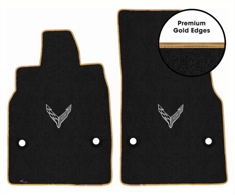 Lloyd Ultimat Front Row Carpet Floor Mat for 2020-2023 Corvette (#L2135) Ebony - Picture 89 of 286