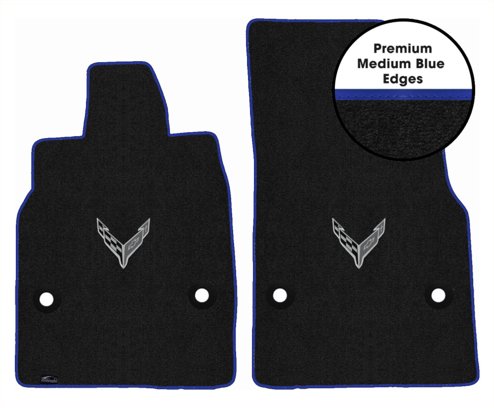 Lloyd Ultimat Front Row Carpet Floor Mat for 2020-2023 Corvette (#L2135) Ebony - Picture 122 of 286