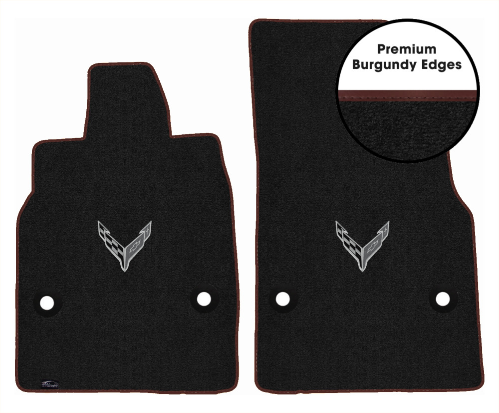 Lloyd Ultimat Front Row Carpet Floor Mat for 2020-2023 Corvette (#L2135) Ebony - Picture 78 of 286