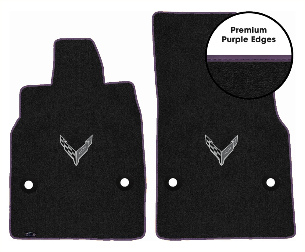 Lloyd Ultimat Front Row Carpet Floor Mat for 2020-2023 Corvette (#L2135) Ebony - Picture 166 of 286