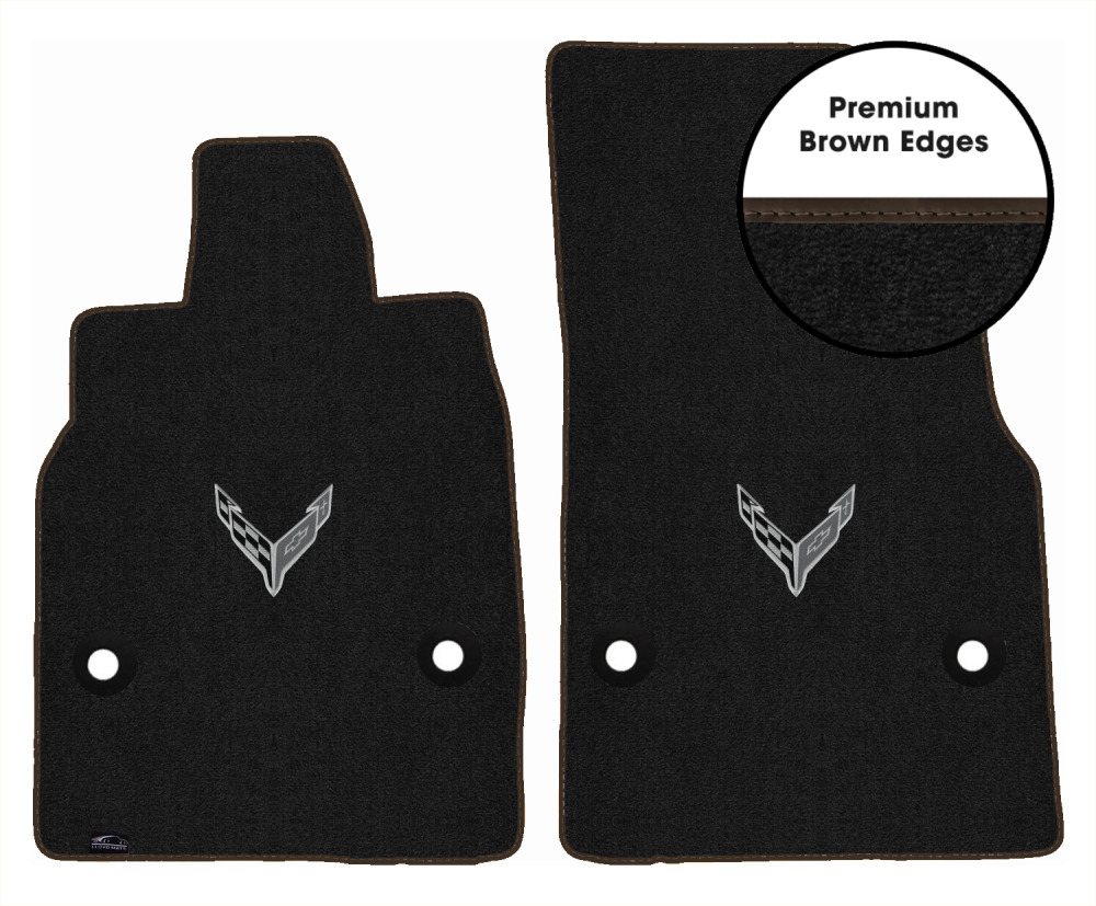 Lloyd Ultimat Front Row Carpet Floor Mat for 2020-2023 Corvette (#L2135) Ebony - Picture 67 of 286