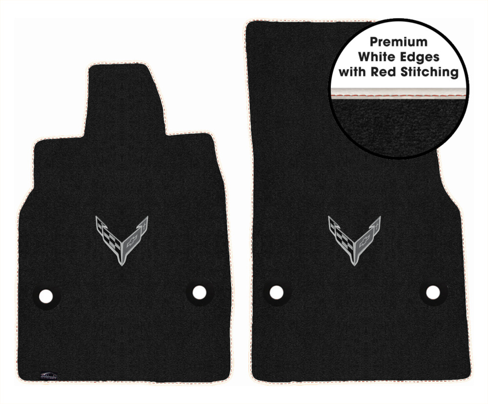 Lloyd Ultimat Front Row Carpet Floor Mat for 2020-2023 Corvette (#L2135) Ebony - Picture 254 of 286